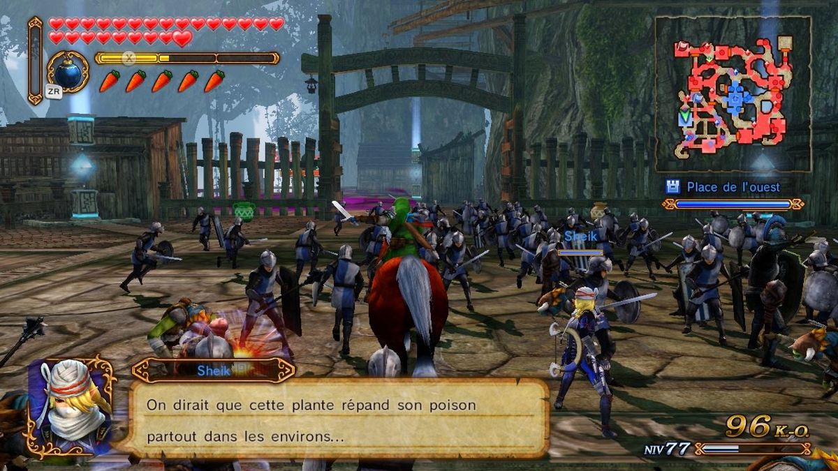 Hyrule Warriors screenshot 3 for Wii U